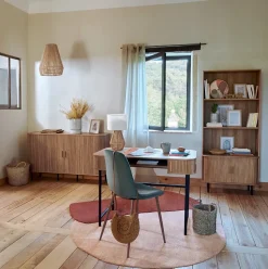 Lampka Lila naturalna / biała