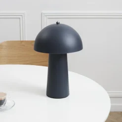 Lampka Mushroom szara ciemna
