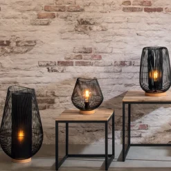 Lampka nocna Jena czarna