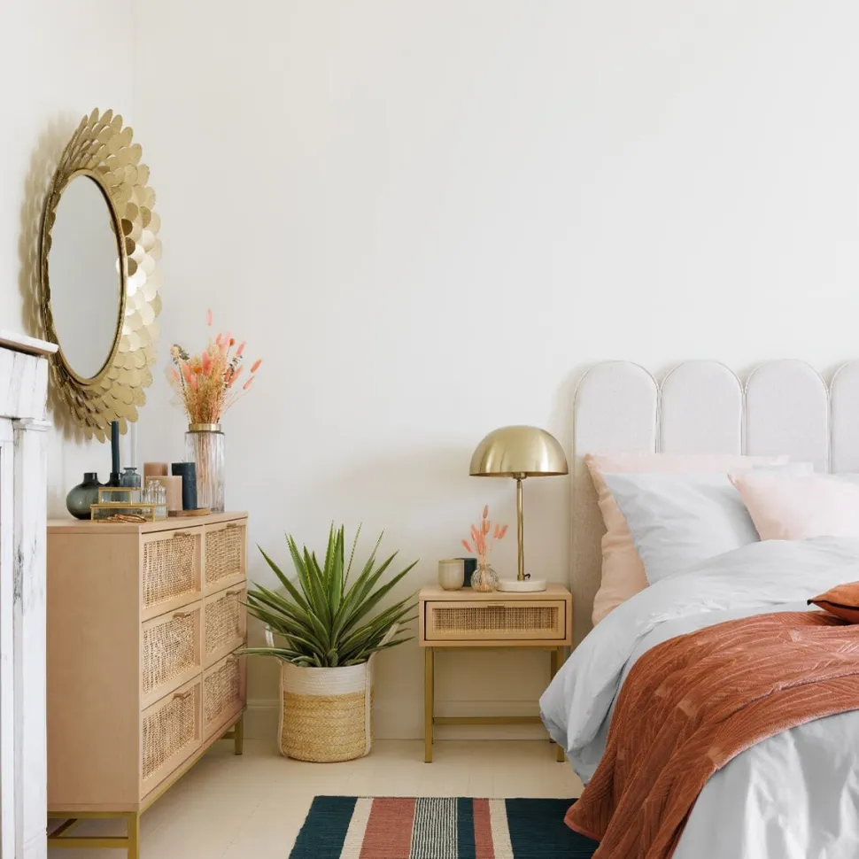 Lampka nocna Lilio złota 46cm