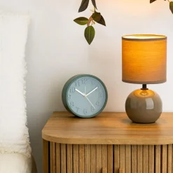 Lampka nocna Timeo beżowa połysk