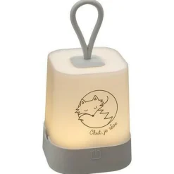 Lampka nocna Veilleuse dziecięca USB szara