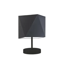 Lampka PASADENA abażur grafitowy stelaż czarny