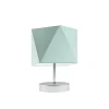 Lampka PASADENA abażur miętowy stelaż chrom