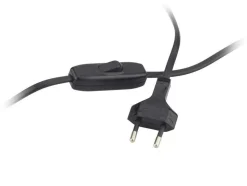 Lampka PASADENA abażur szary stalowy stelaż srebrny