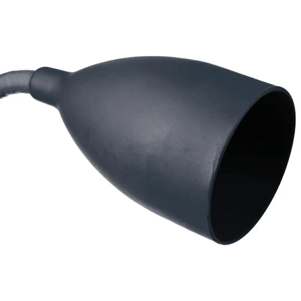 Lampka Sily z klipsem szara ciemna