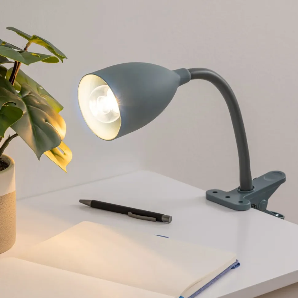 Lampka Sily z klipsem zielona