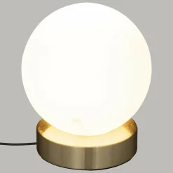 Lampka stołowa Dris złota kula