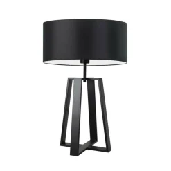 Lampka THOR abażur czarny stelaż czarny