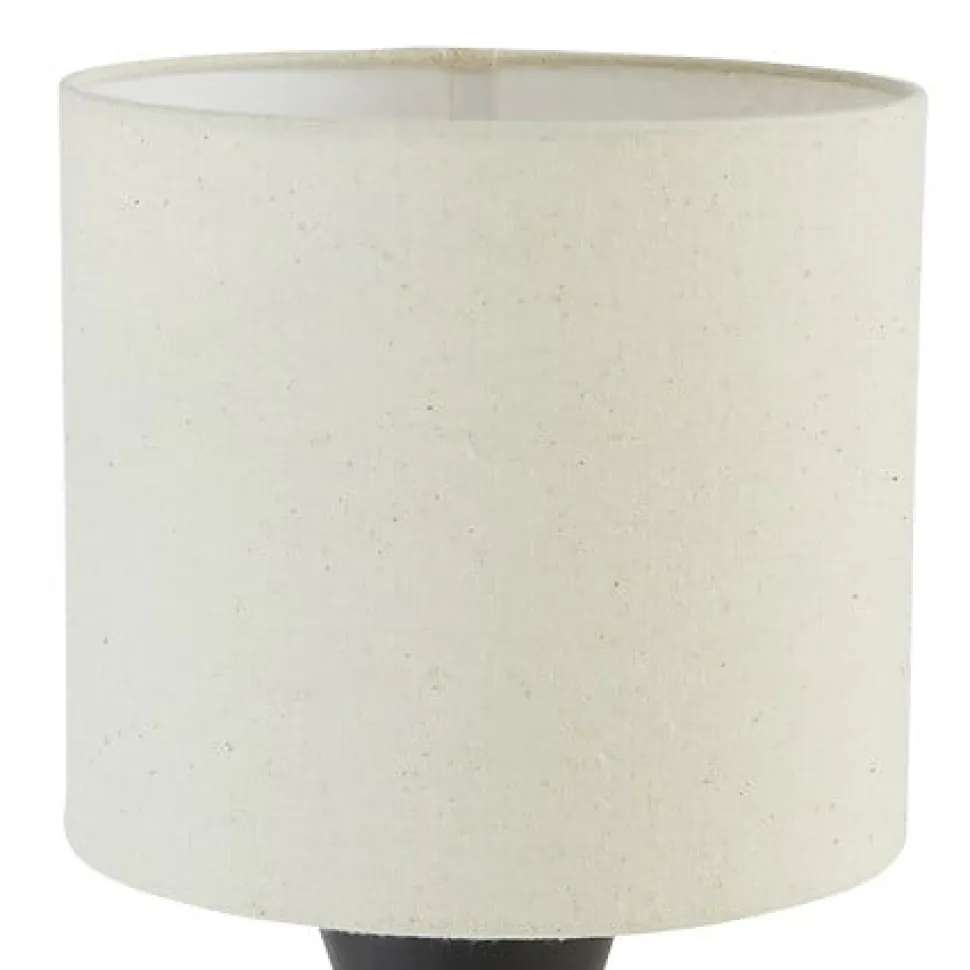 Lampka Yulia 40 cm czarna/biała