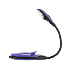 Lampka z klipsem do czytania fioletowa