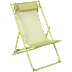 Leżak Canard składany zielony