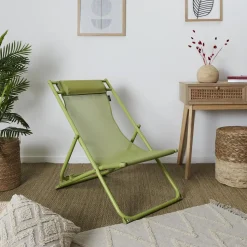 Leżak Canard składany zielony