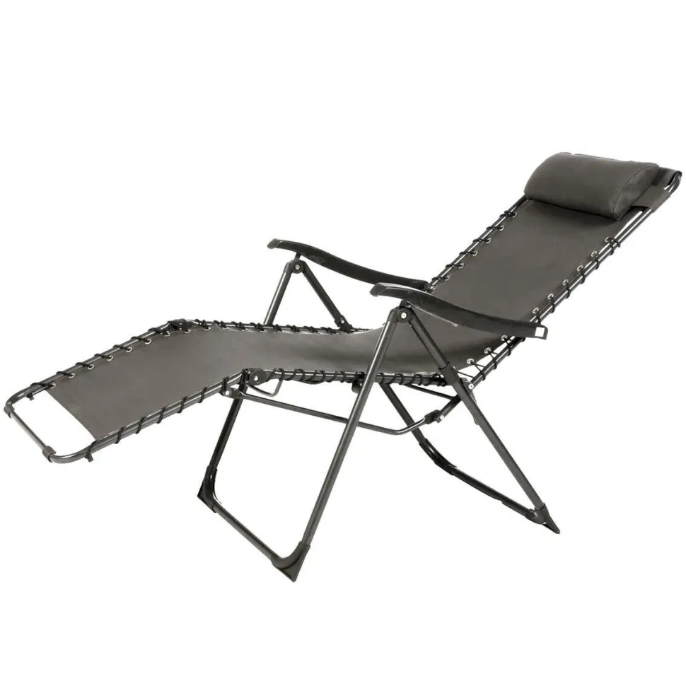 Leżak Relax antracytowy