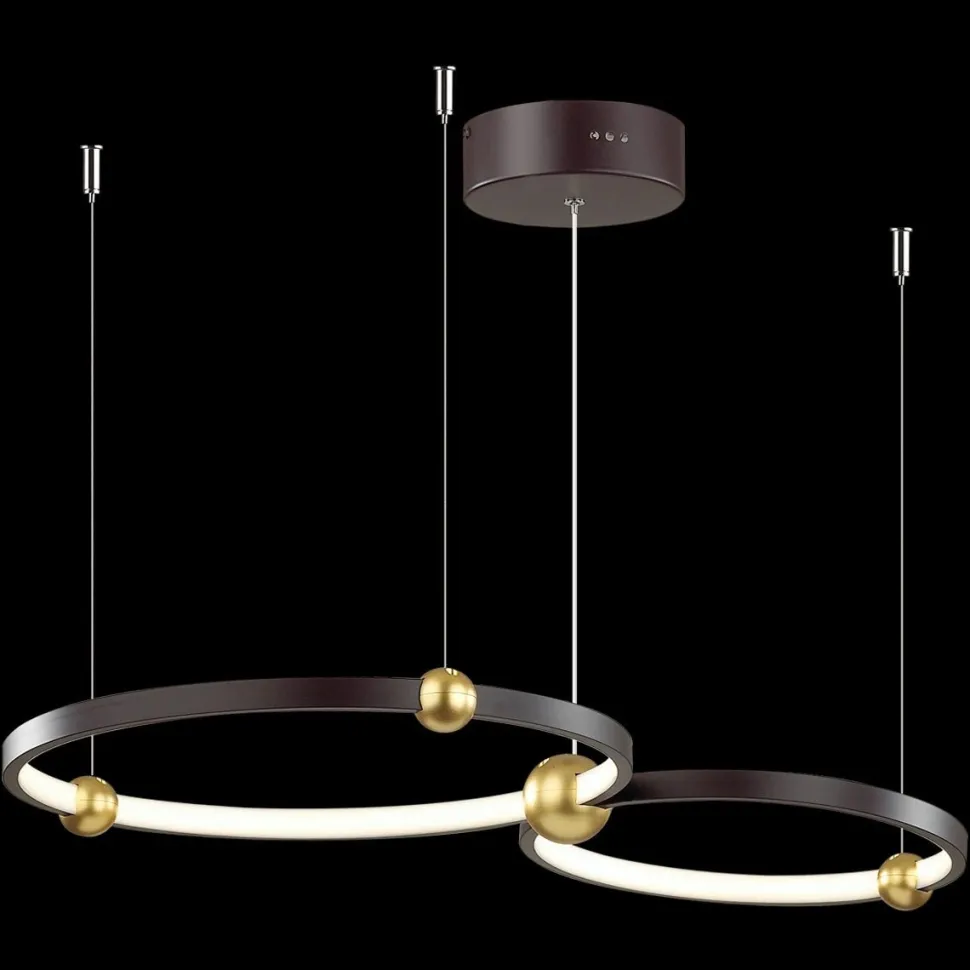 Ledowa lampa wisząca Aurora no.2 40cm