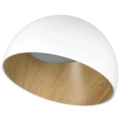 Ledowy plafon Padella skos biały 35cm