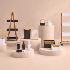 Lusterko Natureo bambusowe białe