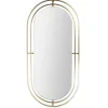 Lustro Avec złote owalne