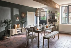 Lustro boho Sun rattan 58cm