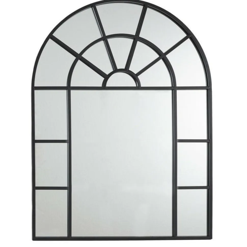 Lustro ścienne Okiennica czarne