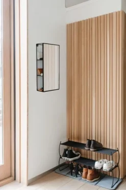 Lustro Cubiko czarne prostokątne