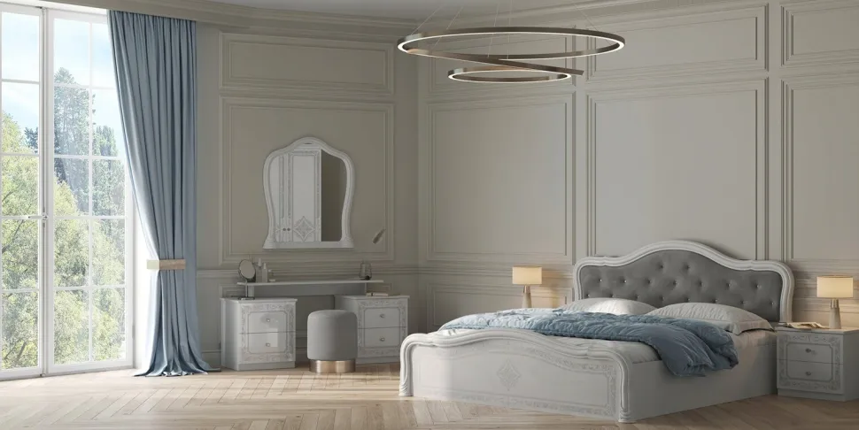 Lustro Diamante białe