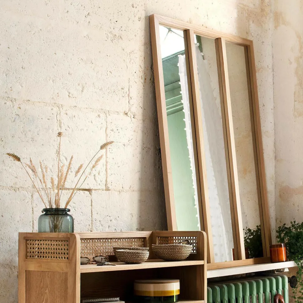 Lustro drewniane Nae 76x116cm