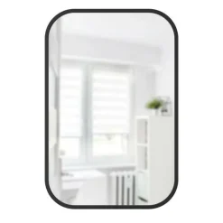 Lustro Hub prostokątne czarne