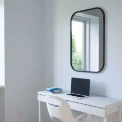 Lustro Hub prostokątne czarne