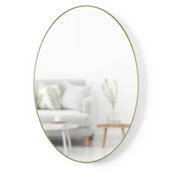 Lustro Hubba owalne złote