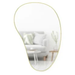 Lustro Hubba Pebble złote