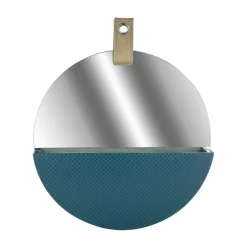 Lustro Intesi Rangement niebieskie z półką