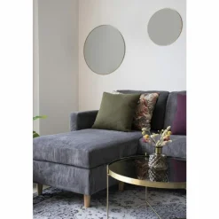 Lustro Jersey okrągłe złote 40cm