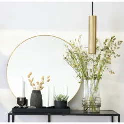 Lustro Jersey okrągłe złote 60cm