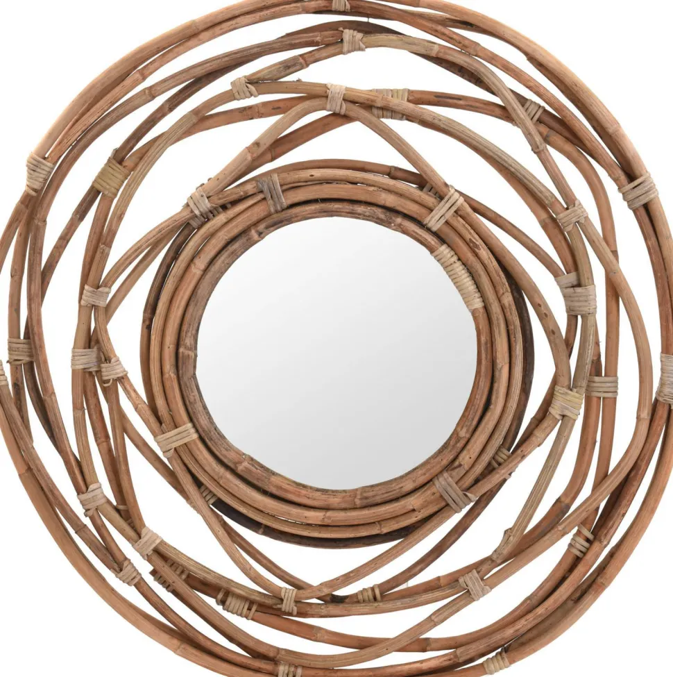 Lustro Kubu naturalne okrągłe