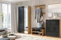 Lustro Lana 80x60 cm dąb