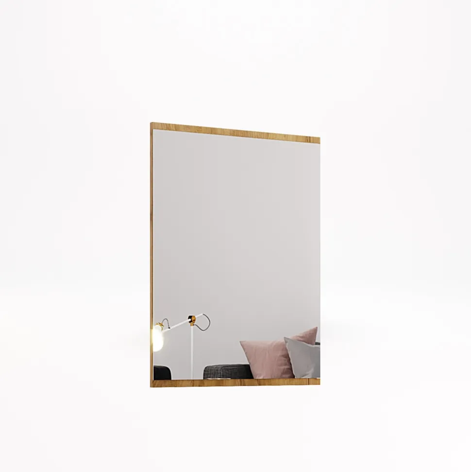 Lustro Lana 80x60 cm dąb