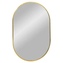 Lustro Madrid owal złote 50x80