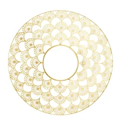 Lustro Mandala 70cm złota