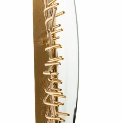 Lustro Metal Soleil złote 58cm