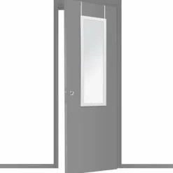 Lustro na drzwi 35x109cm białe