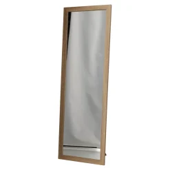 Lustro na drzwi 35x109cm efekt drewna