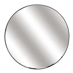 Lustro okrągłe Cirko 45cm czarne