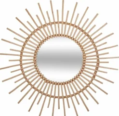 Lustro rattanowe 76cm naturalne