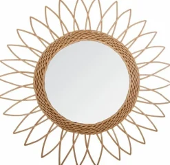 Lustro rattanowe Flowi 50cm