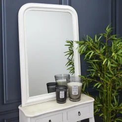 Lustro Victoria białe ludwikowskie