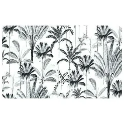 Mata diatomitowa 45x75 cm białe palmy