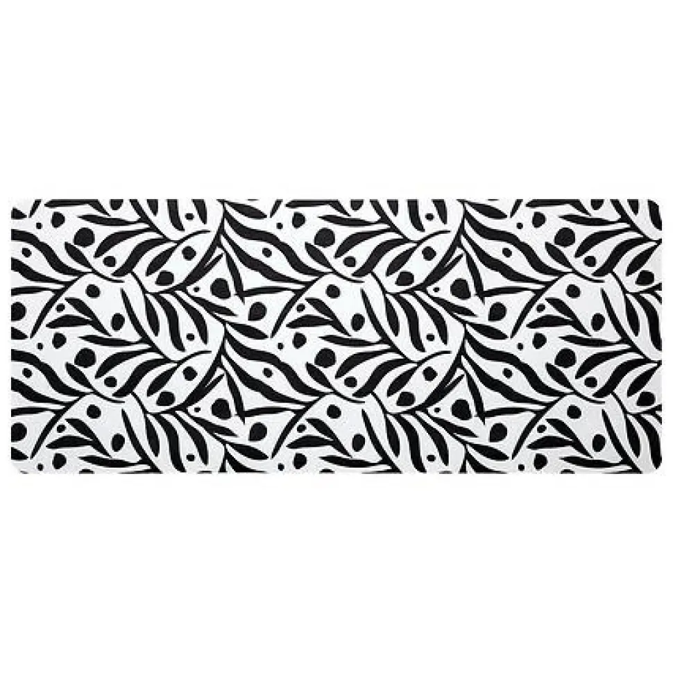 Mata diatomitowa 50x120 cm czarne wzory