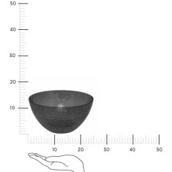 Miska Estiva 25,5 cm plastikowa           ciemnoszara