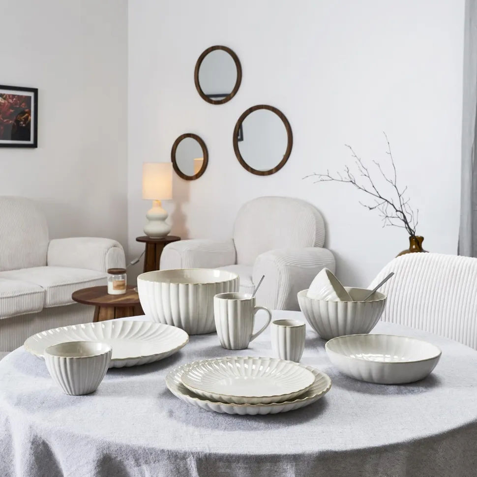 Miska Vlora 23,5cm beżowa